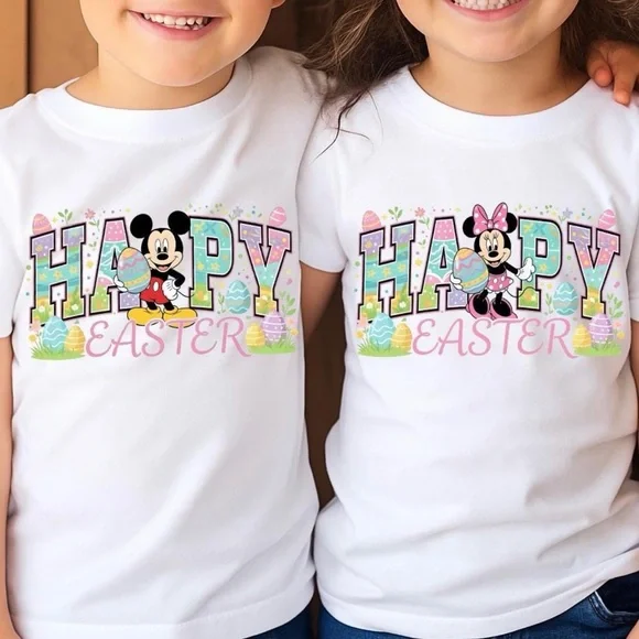 Disney 'Happy Easter' Minnie Mouse Graphic Tee - Picture 2 of 2